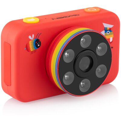 Aparat fotograficzny dla dzieci GoGEN DECKOFOTOR czerwony Aparat fotograficzny dla dzieci GoGEN DECKOFOTOR czerwony