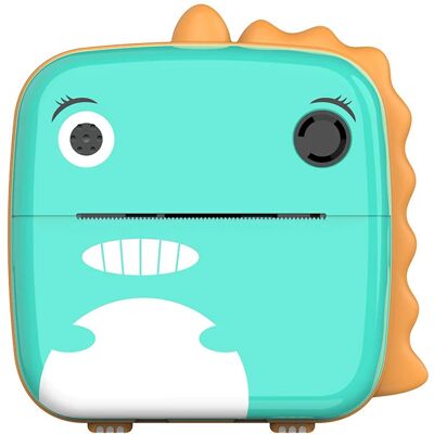 Inny producent Aparat fotograficzny dla dzieci z natychmiastową drukarką zdjęć, karta USB, zestaw gier, papier rolki x5, kolor zielony Inny producent Aparat fotograficzny dla dzieci z natychmiastową drukarką zdjęć, karta USB, zestaw gier, papier rolki x5, kolor zielony