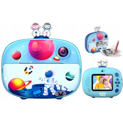 Inny producent Aparat Natychmiastowy 20mp Kamera 1080p Obiektyw Selfie Drukarka Druk ZdjĘĆ / P83 Niebieski Inny producent Aparat Natychmiastowy 20mp Kamera 1080p Obiektyw Selfie Drukarka Druk ZdjĘĆ / P83 Niebieski