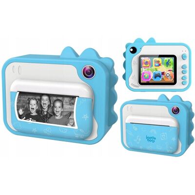 Inny producent Aparat Natychmiastowy Cyfrowy 20mp Kamera 1080p + Mp3 Drukarka Druk ZdjĘĆ / P80 Niebieski Inny producent Aparat Natychmiastowy Cyfrowy 20mp Kamera 1080p + Mp3 Drukarka Druk ZdjĘĆ / P80 Niebieski