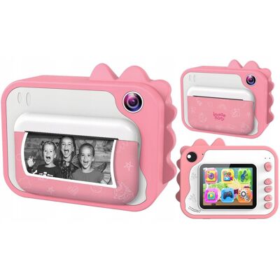 Inny producent Aparat Natychmiastowy Cyfrowy 20mp Kamera 1080p + Mp3 Drukarka Druk ZdjĘĆ / P80 Różowy Inny producent Aparat Natychmiastowy Cyfrowy 20mp Kamera 1080p + Mp3 Drukarka Druk ZdjĘĆ / P80 Różowy