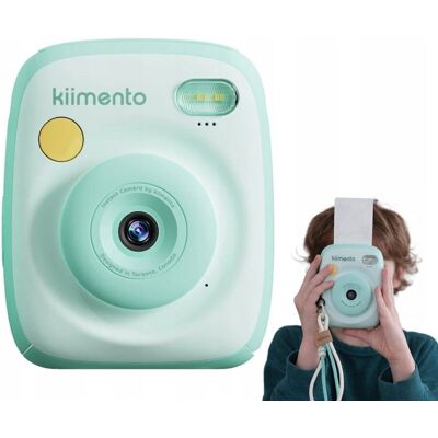 Inny producent Aparat Natychmiastowy + Cyfrowy 48mp 1080p Drukarka Dla Dzieci + Karta 32gb / P2 Mint / Miętowy Inny producent Aparat Natychmiastowy + Cyfrowy 48mp 1080p Drukarka Dla Dzieci + Karta 32gb / P2 Mint / Miętowy
