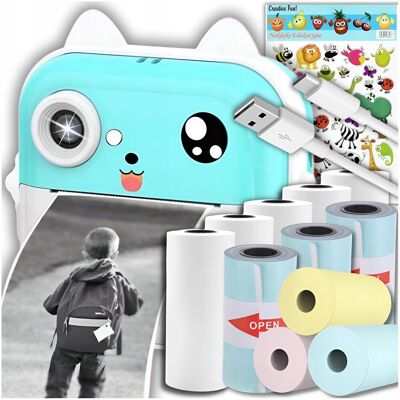 Inny producent APARAT NATYCHMIASTOWY DLA DZIECI DRUKUŚ MINI DRUKARKA + 11 ROLEK + NAKLEJKI Inny producent APARAT NATYCHMIASTOWY DLA DZIECI DRUKUŚ MINI DRUKARKA + 11 ROLEK + NAKLEJKI