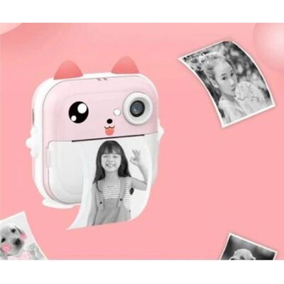 Inny producent Aparat Natychmiastowy Dla Dzieci Różowy Z Drukarką + 5 rolek Inny producent Aparat Natychmiastowy Dla Dzieci Różowy Z Drukarką + 5 rolek