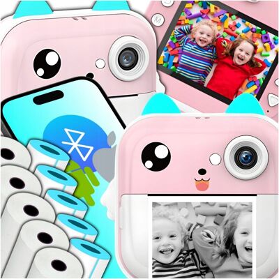 Inny producent APARAT NATYCHMIASTOWY DRUKUŚ 2.0 KAMERA DRUKARKA TERMICZNA 3W1 RÓŻ + ROLKI Inny producent APARAT NATYCHMIASTOWY DRUKUŚ 2.0 KAMERA DRUKARKA TERMICZNA 3W1 RÓŻ + ROLKI