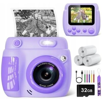Inny producent Aparat natychmiastowy dziecięcy 1080p 2.4 cala z kartą pamięci 32gb Inny producent Aparat natychmiastowy dziecięcy 1080p 2.4 cala z kartą pamięci 32gb