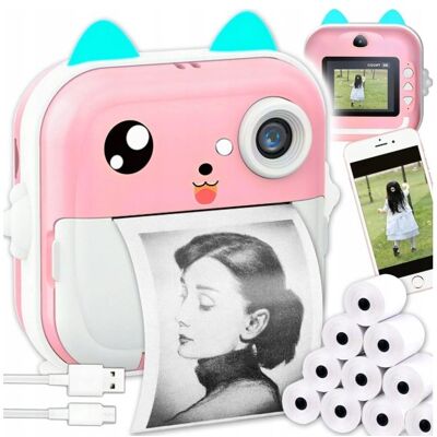 Inny producent Aparat Natychmiastowy Mini Drukarka Drukuś Dla Dzieci +10 Rolek Termicznych Inny producent Aparat Natychmiastowy Mini Drukarka Drukuś Dla Dzieci +10 Rolek Termicznych