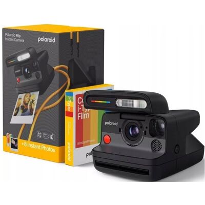 Inny producent Aparat Polaroid Flip Black + Color Film Bundle 8 Zdjęć Inny producent Aparat Polaroid Flip Black + Color Film Bundle 8 Zdjęć