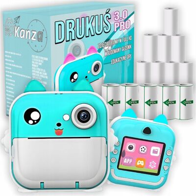 Inny producent Mini Drukarka Drukuś Aparat Fotograficzny Natychmiastowy Termiczna 13 Rolek Inny producent Mini Drukarka Drukuś Aparat Fotograficzny Natychmiastowy Termiczna 13 Rolek