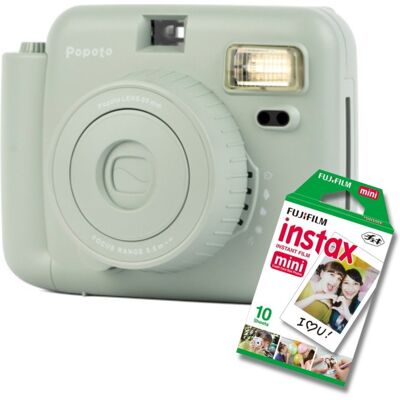 Inny producent POPOTO ZIELONY APARAT NATYCHMIASTOWY Z WKŁADAMI INSTAX MINI 10 szt PREZENT Inny producent POPOTO ZIELONY APARAT NATYCHMIASTOWY Z WKŁADAMI INSTAX MINI 10 szt PREZENT