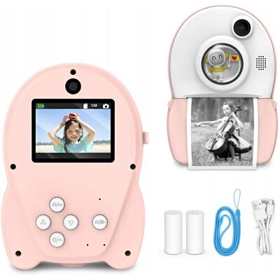 Inny producent Aparat SHONA KCP04 dla dzieci drukarka termiczna 1080P Drukuś PRO +2 ROLKI Inny producent Aparat SHONA KCP04 dla dzieci drukarka termiczna 1080P Drukuś PRO +2 ROLKI