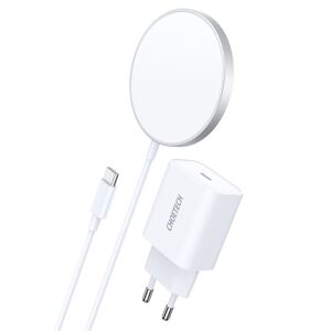 Choetech Ładowarka Indukcyjna Magsafe + Adapter Pd5005 Biały (T517-F)