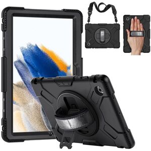 D-Pro 360 Armor etui pancerne z uchwytem na rękę i paskiem na ramię do Samsung Galaxy Tab A8 (SM-X200 / SM-X205 / SM-X207) 2022