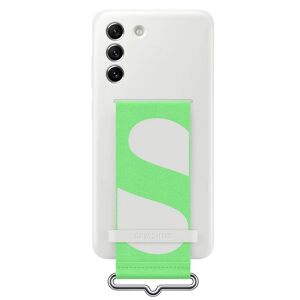 Samsung Etui Silicone Cover z paskiem do S21 FE White