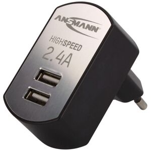 Ładowarka sieciowa ANSMANN High Speed, 2.4 A, 2 x USB