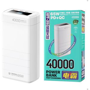 Power Bank Remax Rpp-310 40000 Mah 65W Pd Qc Usb-C 22.5W