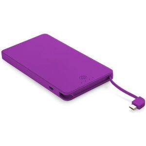 UPOMINKARNIA Power bank VIVID 4000mAh fioletowy - fioletowy