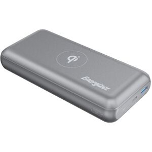 Powerbank Energizer 20000 Mah 18W + 10W Bezprzewodowe Ładowanie Qe2007Pq/Gy Srebrny