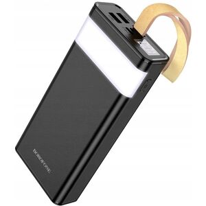 Borofone Powerbank Power bank 20000mAh Czarny LAMPKA LED