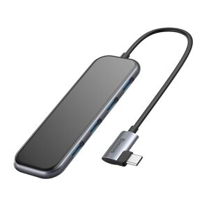Baseus Przejściówka adapter HUB USB Typ C na 4x USB 3.0, USB Typ C PD do MacBook, PC