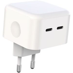 XO ładowarka sieciowa L102 PD 35W 2x USB-C biała