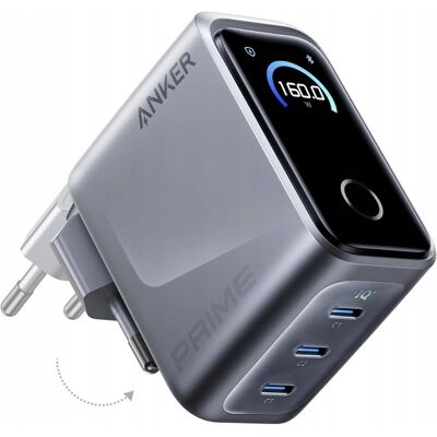 Ładowarka Prime Anker - 160W - 3 Porty - Bezprzewodowe Ładowanie Ładowarka Prime Anker - 160W - 3 Porty - Bezprzewodowe Ładowanie