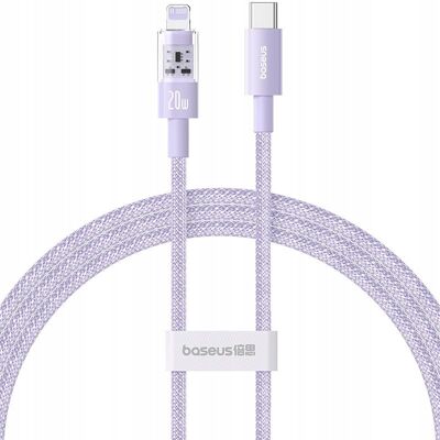 Kabel szybkiego ładowania USB-C do Lightning 1 m 20 W Fioletowy - Kabel USB Kabel szybkiego ładowania USB-C do Lightning 1 m 20 W Fioletowy - Kabel USB