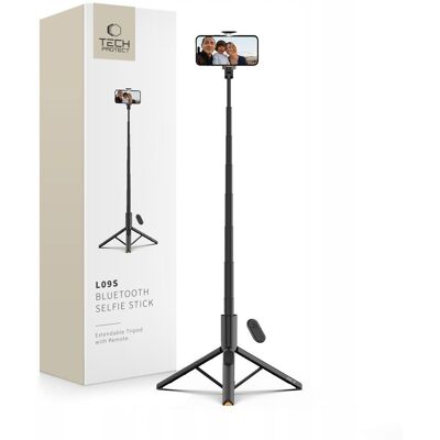 Tech-Protect Selfie Stick kijek do zdjęć statyw tripod składany z pilotem Bluetooth 146 Tech-Protect Selfie Stick kijek do zdjęć statyw tripod składany z pilotem Bluetooth 146