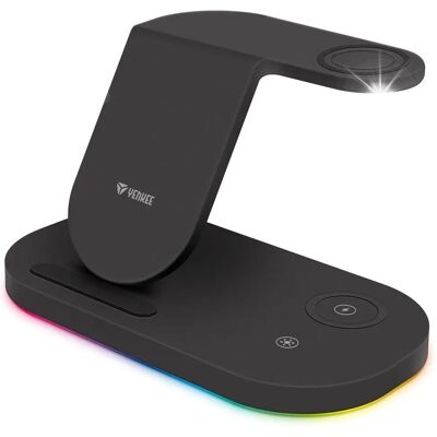 Inny producent Stacja dokująca ładowarka indukcyjna 3w1 do Samsunga Yenkee 15W USB-C Qi / YAC 5310 Inny producent Stacja dokująca ładowarka indukcyjna 3w1 do Samsunga Yenkee 15W USB-C Qi / YAC 5310