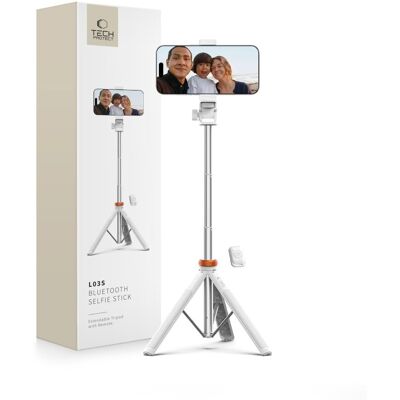 Tech-Protect L03S Biały Bluetooth Selfie Stick Statyw - Selfie Stick, Statyw Tech-Protect L03S Biały Bluetooth Selfie Stick Statyw - Selfie Stick, Statyw