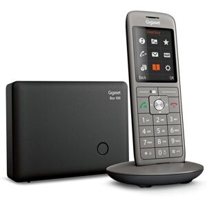 Inny producent Telefon bezprzewodowy z identyfikacją dzwoniącego DECT/GAP antracytowy Inny producent Telefon bezprzewodowy z identyfikacją dzwoniącego DECT/GAP antracytowy