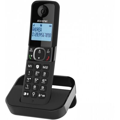 Alcatel Telefon bezprzewodowy F860, czarny Alcatel Telefon bezprzewodowy F860, czarny