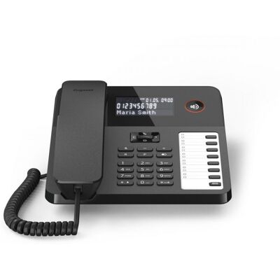 Siemens Gigaset Desk600 Czarny telefon przewodowy Siemens Gigaset Desk600 Czarny telefon przewodowy