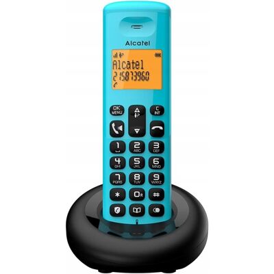 Outlet Alcatel E260 telefon DECT bezprzewodowy niebieski kompaktowy senior Outlet Alcatel E260 telefon DECT bezprzewodowy niebieski kompaktowy senior
