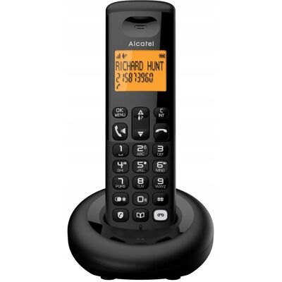 Inny producent Telefon bezprzewodowy ALCATEL E260 Czarny Inny producent Telefon bezprzewodowy ALCATEL E260 Czarny