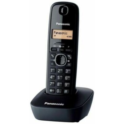Telefon Bezprzewodowy Panasonic KX-TG1611SPH Czarny Bursztyn Telefon Bezprzewodowy Panasonic KX-TG1611SPH Czarny Bursztyn