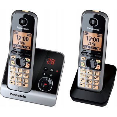 inna (Inny) Telefon bezprzewodowy Panasonic KX-TG6722 GB Duo inna (Inny) Telefon bezprzewodowy Panasonic KX-TG6722 GB Duo
