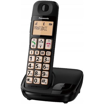 Inny producent Telefon bezprzewodowy Panasonic KX-TGE110 LCD Inny producent Telefon bezprzewodowy Panasonic KX-TGE110 LCD