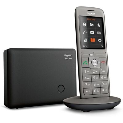 Inny producent Telefon bezprzewodowy z identyfikacją dzwoniącego DECT/GAP antracytowy Inny producent Telefon bezprzewodowy z identyfikacją dzwoniącego DECT/GAP antracytowy