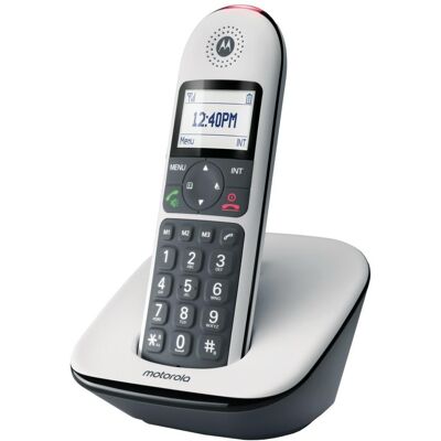 Telefon stacjonarny bezprzewodowy Motorola CD5001 biały Telefon stacjonarny bezprzewodowy Motorola CD5001 biały