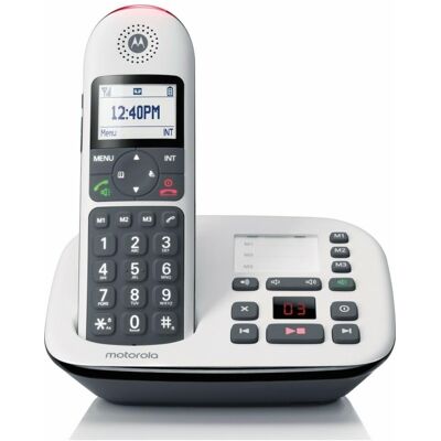 Telefon stacjonarny bezprzewodowy Motorola CD5011 biały Telefon stacjonarny bezprzewodowy Motorola CD5011 biały