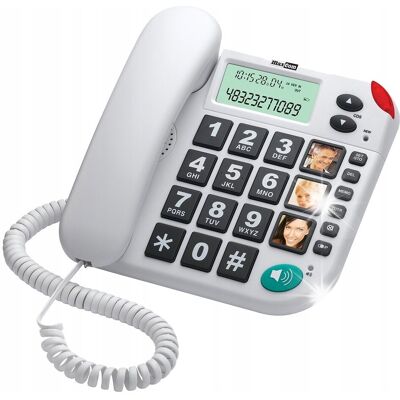 Inny producent Telefon Stacjonarny Maxcom KXT480BI głośnomówiący Inny producent Telefon Stacjonarny Maxcom KXT480BI głośnomówiący