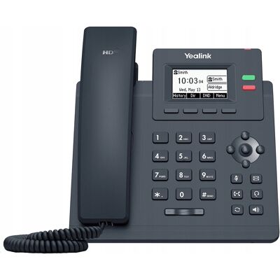 Inny producent Telefon stacjonarny YEALINK T31P Czarny Inny producent Telefon stacjonarny YEALINK T31P Czarny