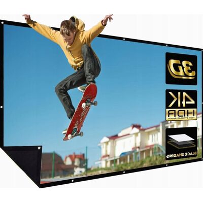 Inny producent Projekcyjny 120 cali 16:9 przenośny do kina domowego 4k hd 3d Inny producent Projekcyjny 120 cali 16:9 przenośny do kina domowego 4k hd 3d