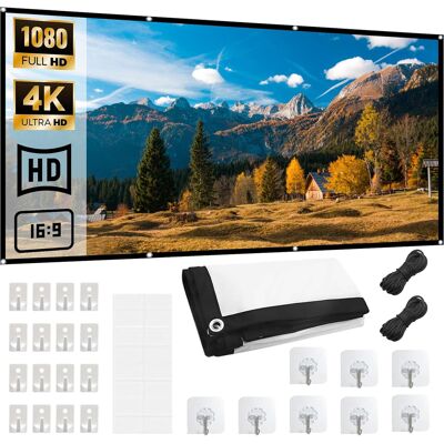 Inny producent Cali 100 Ekran Składany Przenośny Hd Kino Domowe Inny producent Cali 100 Ekran Składany Przenośny Hd Kino Domowe