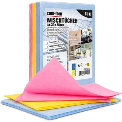 Inny producent Com-Four® 15 Sciereczek Domowych Z Chlonnej I Wytrzymalej Wiskozy Inny producent Com-Four® 15 Sciereczek Domowych Z Chlonnej I Wytrzymalej Wiskozy