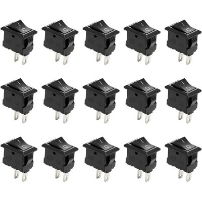 Inny producent Przełącznik 15 Sztuk Mini 2-Biegunowy Dźwigienkowy Mały Wbudowany Solidny Inny producent Przełącznik 15 Sztuk Mini 2-Biegunowy Dźwigienkowy Mały Wbudowany Solidny