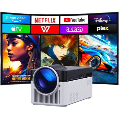 Inny producent ALWTNIET Projektor LED HY450 8K 4K 1080P ANDROID TV WIFI BT Głośniki 700ANSI Inny producent ALWTNIET Projektor LED HY450 8K 4K 1080P ANDROID TV WIFI BT Głośniki 700ANSI