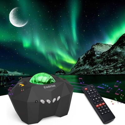 Inny producent Cadrim Projektor Gwiazd 3W1 Zorza Polarna Lampka Led Z Głośnikiem Bluetooth Inny producent Cadrim Projektor Gwiazd 3W1 Zorza Polarna Lampka Led Z Głośnikiem Bluetooth