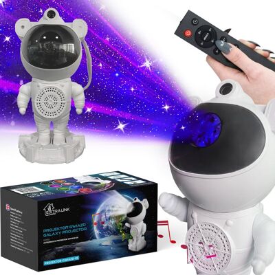 Extralink Projektor gwiazd z głośnikiem Lampka nocna rzutnik głośnik Bluetooth dla dzieci Astronauta Extralink Projektor gwiazd z głośnikiem Lampka nocna rzutnik głośnik Bluetooth dla dzieci Astronauta